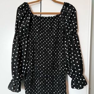 Polka Dot stretch dress